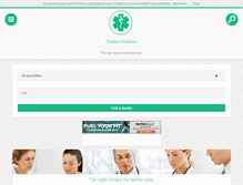 Tablet Screenshot of doctor-ontario.com